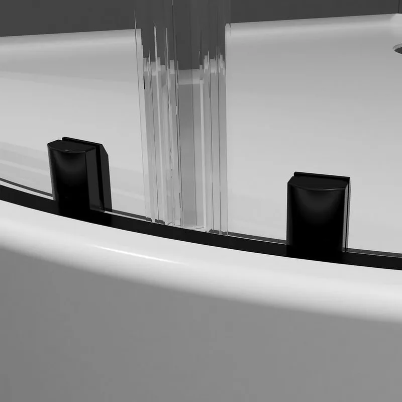 Душевая кабина Black&White Galaxy G8701 с низким поддоном, без крыши Sancos — официальный сайт