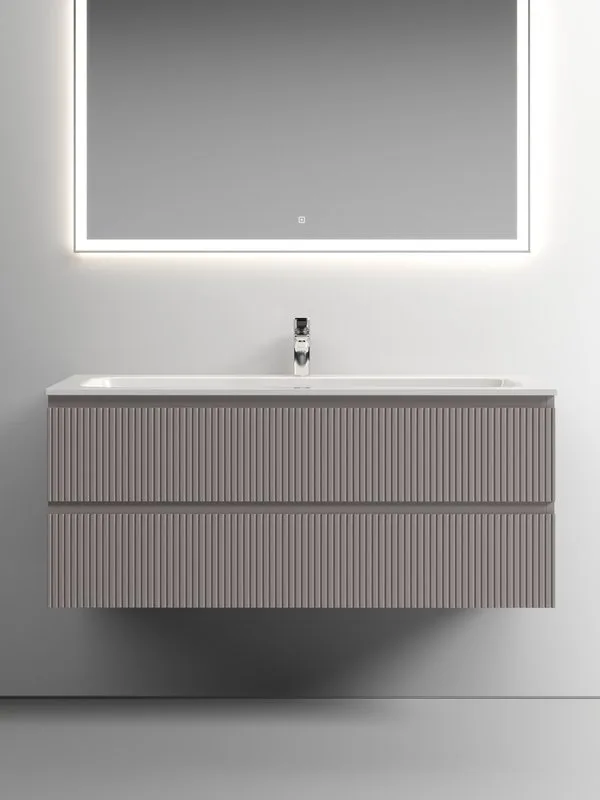 Тумба под раковину Sancos Snob T 120 подвесная Doha soft (пыльная роза), SNT120SM Sancos — официальный сайт