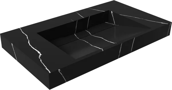 Раковина Armadi Art Flat Nero Marquina 80