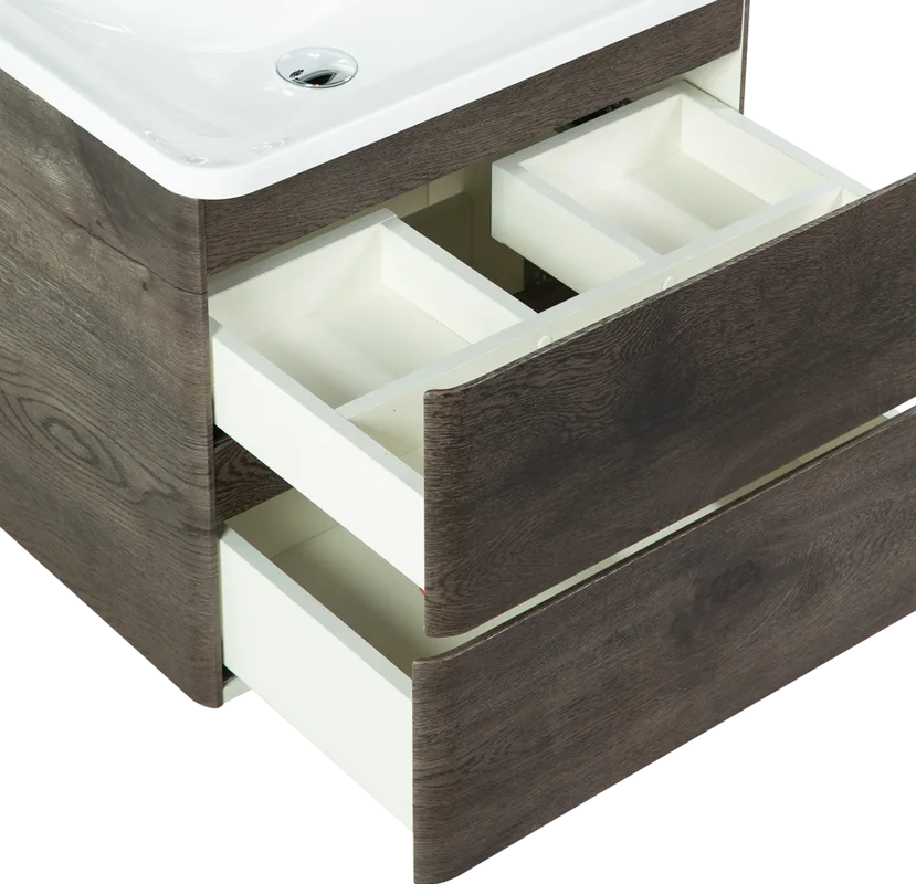 Тумба под раковину без столешницы BelBagno Albano 60 подвесная, rovere nature grigio Sancos — официальный сайт