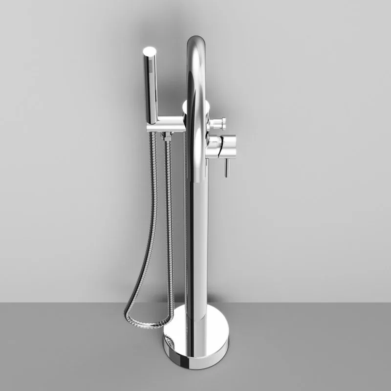 Напольный смеситель для ванны с душем AM.PM Sense F7514100 Sancos — официальный сайт