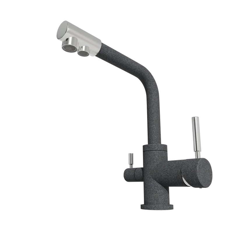 Смеситель для кухни Emar Quartz 3003N антрацит Sancos — официальный сайт