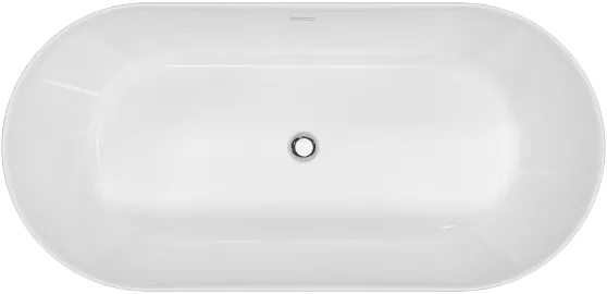 Акриловая ванна BelBagno BB306-1675 170x80 см, отдельностоящая, белая, овальная, с каркасом Sancos — официальный сайт