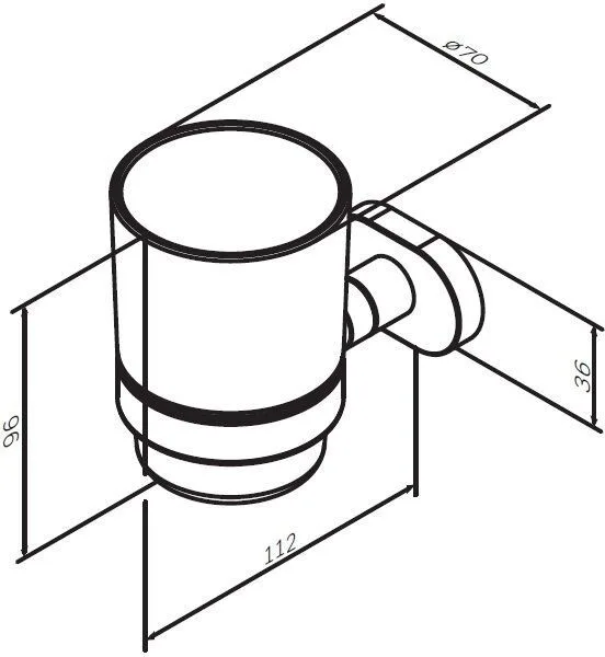 Стакан AM.PM Sense L A7434300 Sancos — официальный сайт