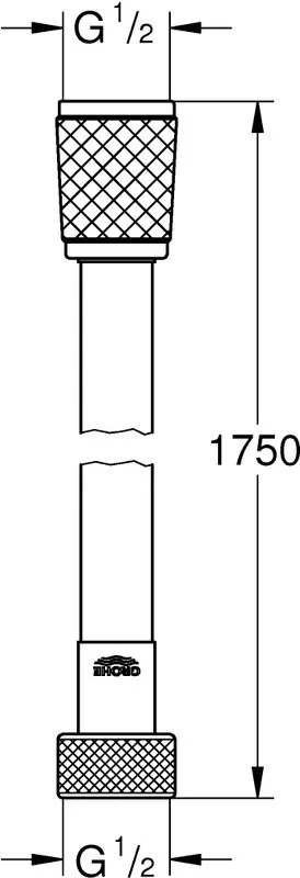 Душевой шланг Grohe Relexaflex 28154001 Sancos — официальный сайт
