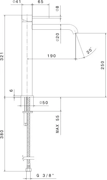 Смеситель для раковины KERAMA MARAZZI Eterna 69615XKM.50.050 нержавеющая сталь Sancos — официальный сайт
