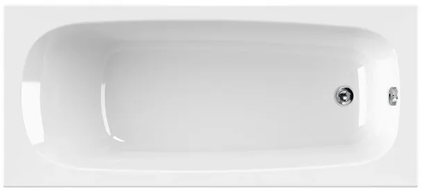 Акриловая ванна Cezares Eco 170-75-41-W37 без опоры 170x75 см, пристенная, белая Sancos — официальный сайт