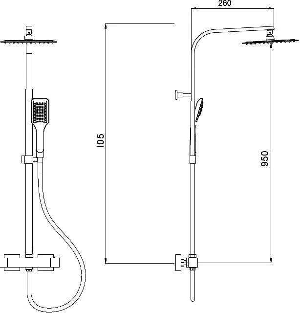 Душевая стойка RGW Shower Panels SP-22 Sancos — официальный сайт