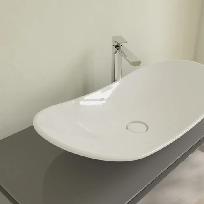 Накладная раковина Villeroy & Boch My Nature 4110 80R1 alpin CeramicPlus Sancos — официальный сайт