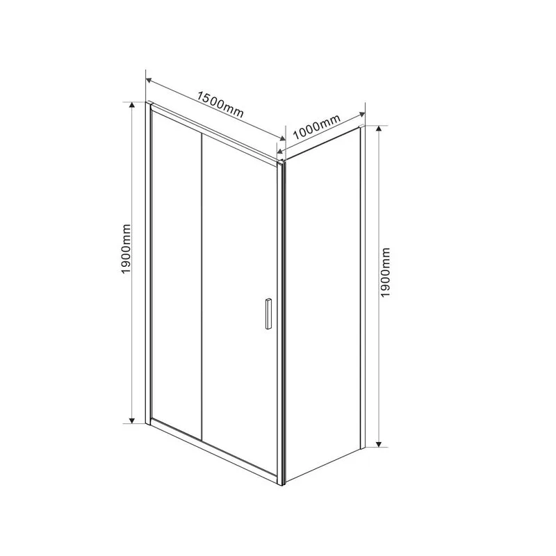 Душевой уголок Vincea Garda VSR-1G1015CLG 150х100, профиль брашированное золото, стекло прозрачное Sancos — официальный сайт