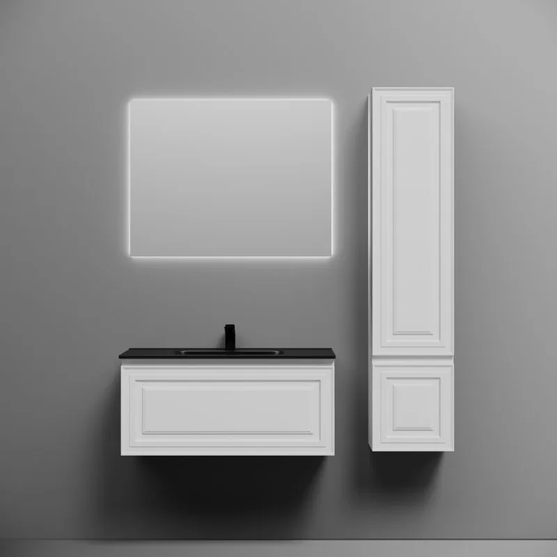 Тумба с раковиной Sancos Very 90 bianco, раковина CN7002MB Sancos — официальный сайт