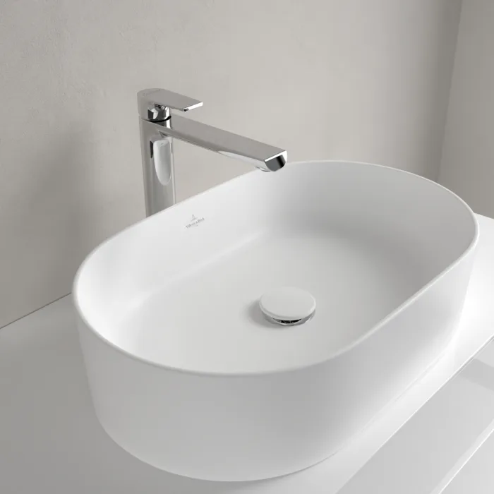 Накладная раковина Villeroy & Boch Collaro 4A1956RW stone white, CeramicPlus Sancos — официальный сайт
