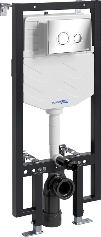 Система инсталляции для унитазов Wasserkraft Vils 56TLT.010.ME.CH01, с кнопкой смыва хром Sancos — официальный сайт