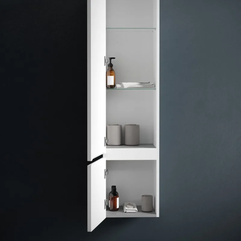 Шкаф-пенал для ванной Sancos Very 35 L Bianco (белый) Sancos — официальный сайт