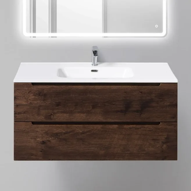 Тумба под раковину без столешницы BelBagno Etna 100 rovere moro Sancos — официальный сайт