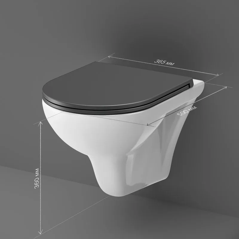 Унитаз подвесной AM.PM Gem FlashClean C901700SCmb Sancos — официальный сайт