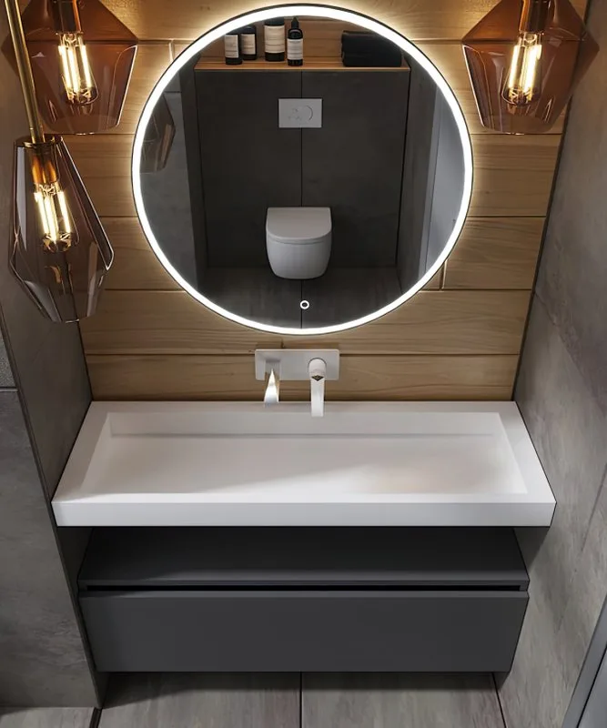 Мебельная раковина Armadi Art Flat 120 см Sancos — официальный сайт