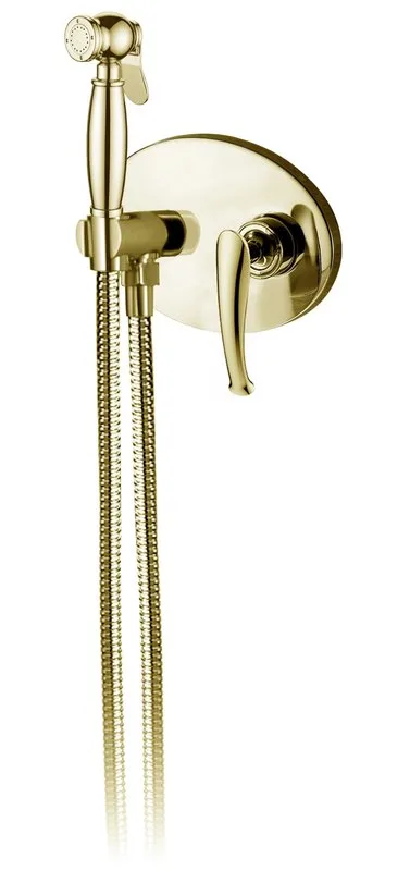 Гигиенический душ AltroBagno Beatrice 060113 Or со смесителем, С ВНУТРЕННЕЙ ЧАСТЬЮ, золото Sancos — официальный сайт