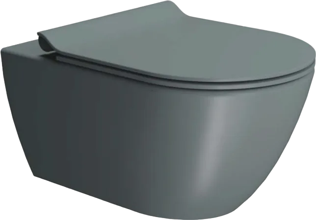 Унитаз подвесной GSI Pura 8815, с микролифтом, agave matte Sancos — официальный сайт