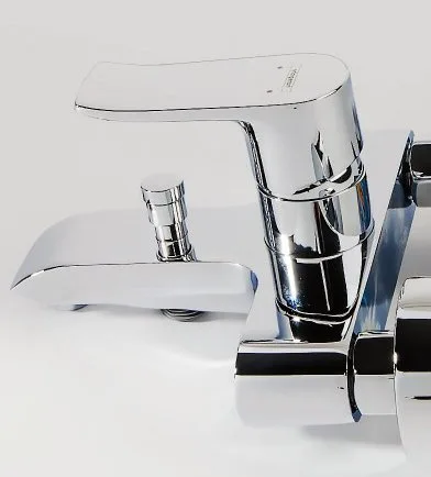 Смеситель для ванны с душем Hansgrohe Metris 31480000 Sancos — официальный сайт