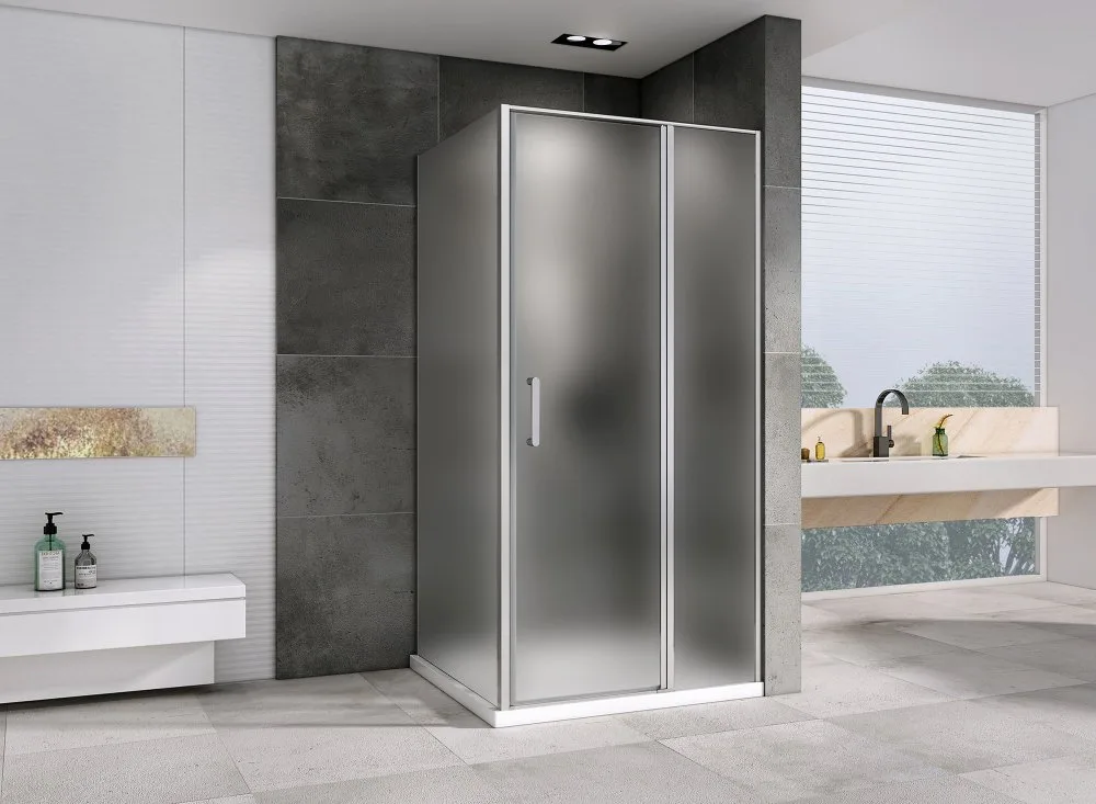Душевой уголок Abber Sonnenstrand AG04100MS-S85M 100x85, профиль хром, стекло матовое Sancos — официальный сайт