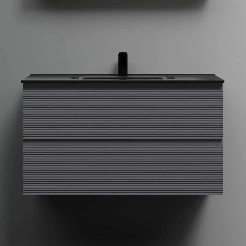 Тумба с раковиной Sancos Folk 90 grey soft, раковина CN7002MB Sancos — официальный сайт