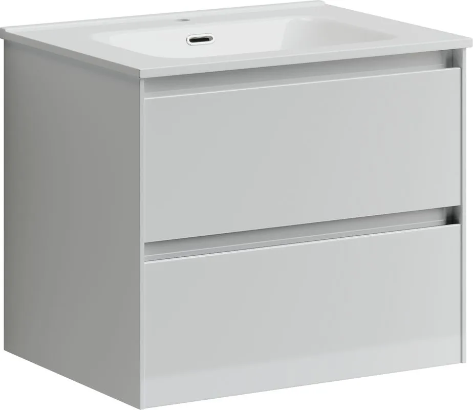 Тумба под раковину Sancos Cento 60 подвесная белый глянец, CN60W Sancos — официальный сайт