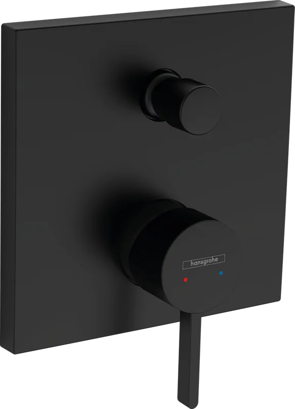 Встраиваемый смеситель Hansgrohe Finoris 76415670 матовый черный Sancos — официальный сайт