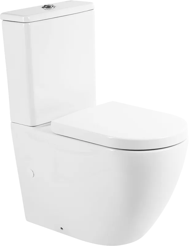 Унитаз-компакт напольный BelBagno Sfera-r BB2141CPR BB865SC с микролифтом, безободковый, глянцевый б Sancos — официальный сайт