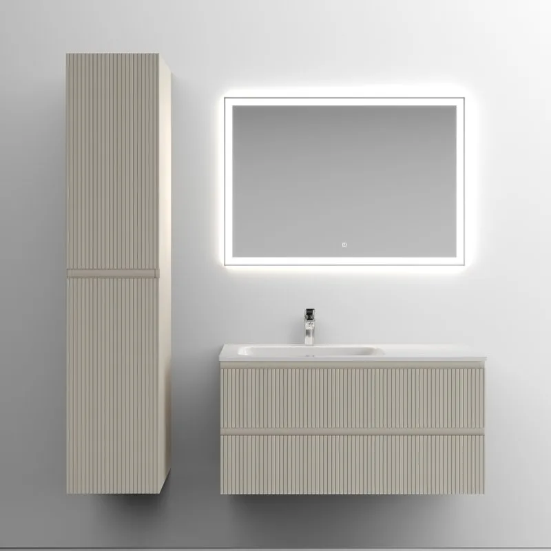 Тумба с раковиной Sancos Snob T 100 см, L, beige soft Sancos — официальный сайт