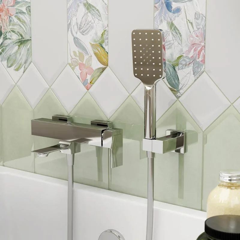 Смеситель для ванны с душем KERAMA MARAZZI Fioretto V2CR105KM, хром глянец Sancos — официальный сайт