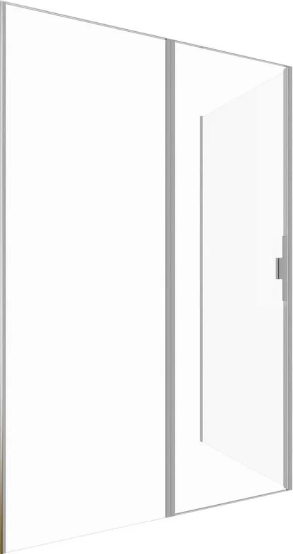 Душевой уголок Allen Brau Priority 140x80, профиль серебро браш, стекло прозрачное Sancos — официальный сайт