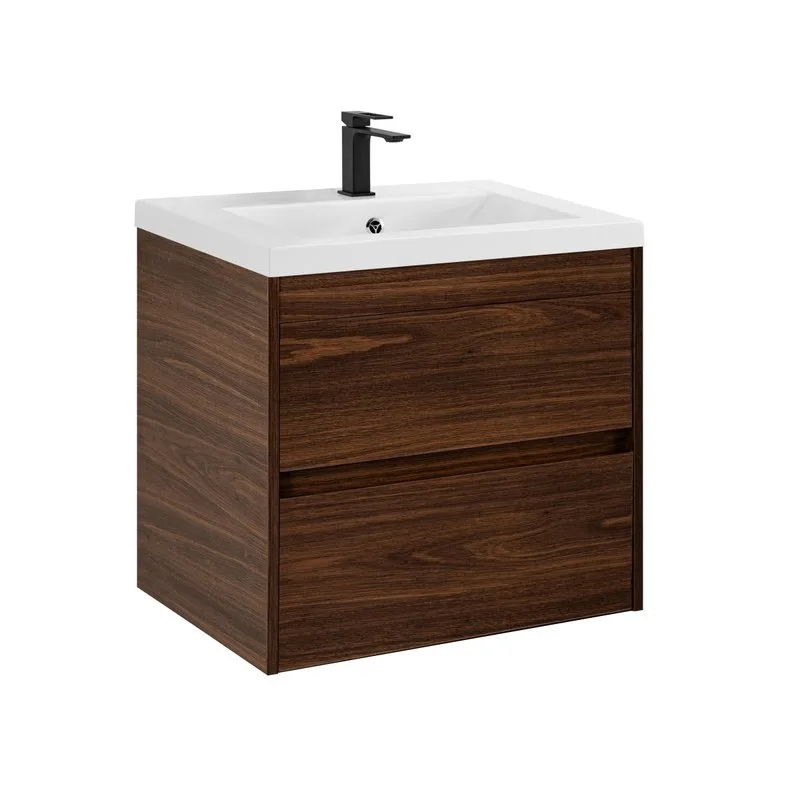 Тумба под раковину без столешницы Art&Max Family-M 58 подвесная, bourbon oak Sancos — официальный сайт