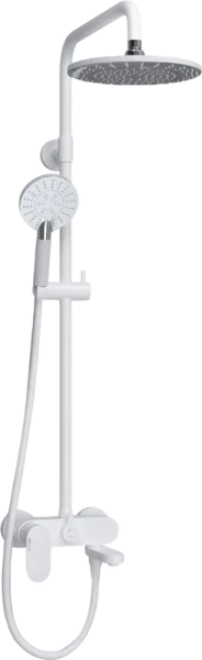 Душевая стойка Wasserkraft Mindel 8500 A185.067.058.WM, белая