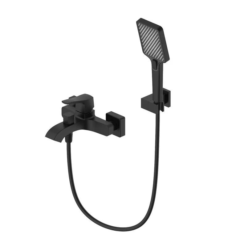 Смеситель для ванны с душем Wonzon & Woghand WW-88037072-MB, матовый черный Sancos — официальный сайт