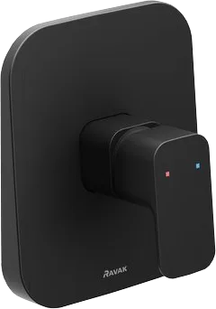 Встраиваемый смеситель Ravak 10° Free X070157 С ВНУТРЕННЕЙ ЧАСТЬЮ, черный матовый Sancos — официальный сайт