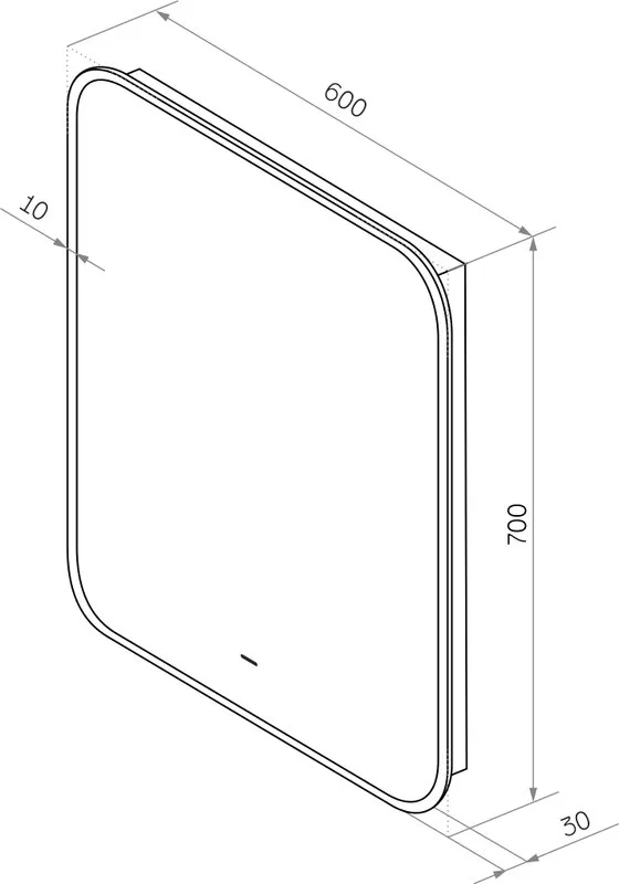 Зеркало Art&Max Siena 60x70 60x70 Sancos — официальный сайт