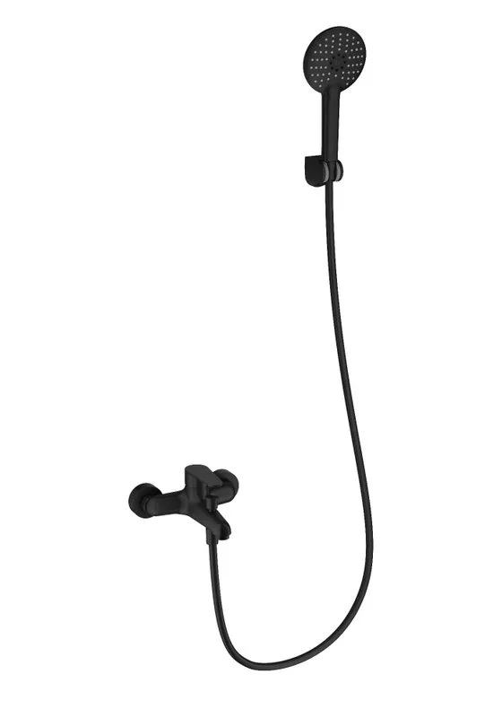 Смеситель для ванны с душем Wonzon & Woghand WW-AE3204-MB, матовый черный Sancos — официальный сайт