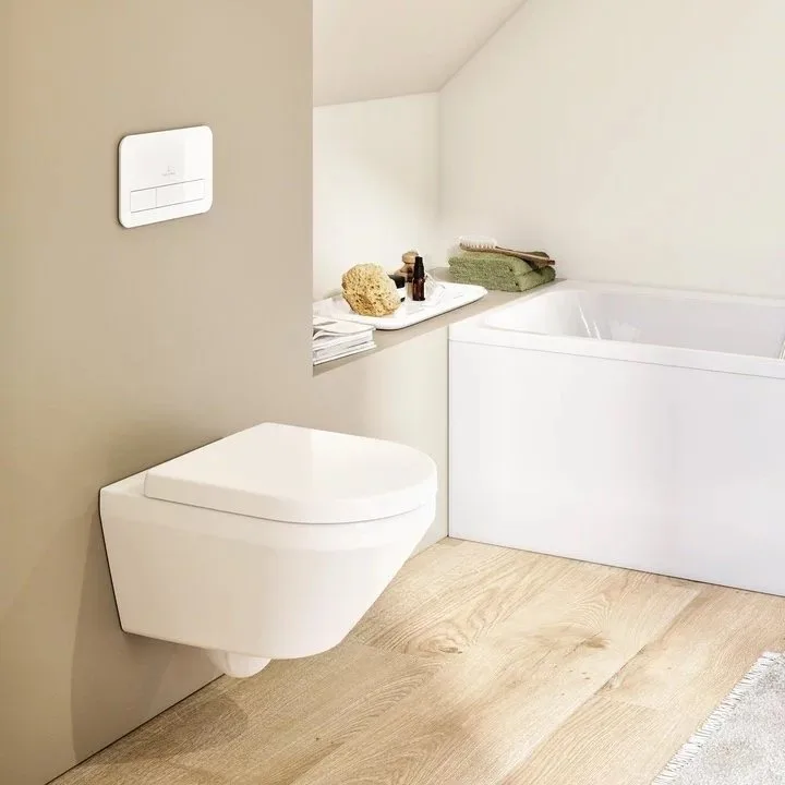 Унитаз подвесной Villeroy & Boch Architectura 4694CL01 с сиденьем 98M9C101 Sancos — официальный сайт