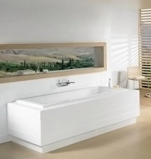 Акриловая ванна Riho Lusso Plus 170x80 см, пристенная, белая, на ножках, со сливом-переливом Sancos — официальный сайт