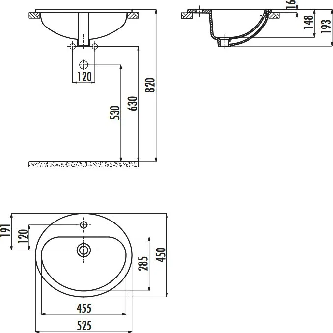 Раковина Creavit TP225-00CB00E-0000 белая глянцевая Sancos — официальный сайт