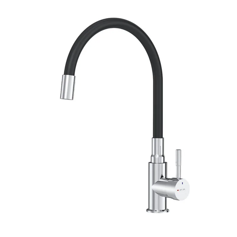 Смеситель для кухни AM.PM X-Joy S F85B07602, черный, хром Sancos — официальный сайт