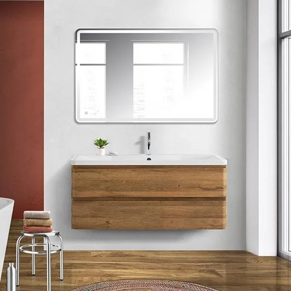 Тумба под раковину без столешницы BelBagno Albano 120 подвесная, rovere rustico Sancos — официальный сайт