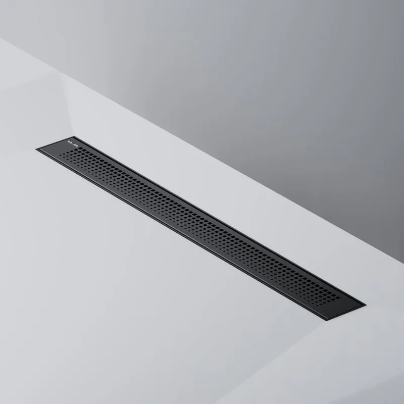Душевой трап (лоток) AM.PM PrimeFlow Cut Gradient 70 см, черный матовый Sancos — официальный сайт