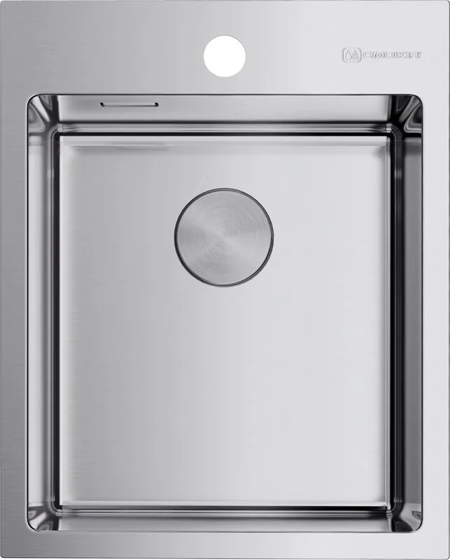Мойка кухонная Omoikiri Akisame 41-IN 4973056 нержавеющая сталь Sancos — официальный сайт