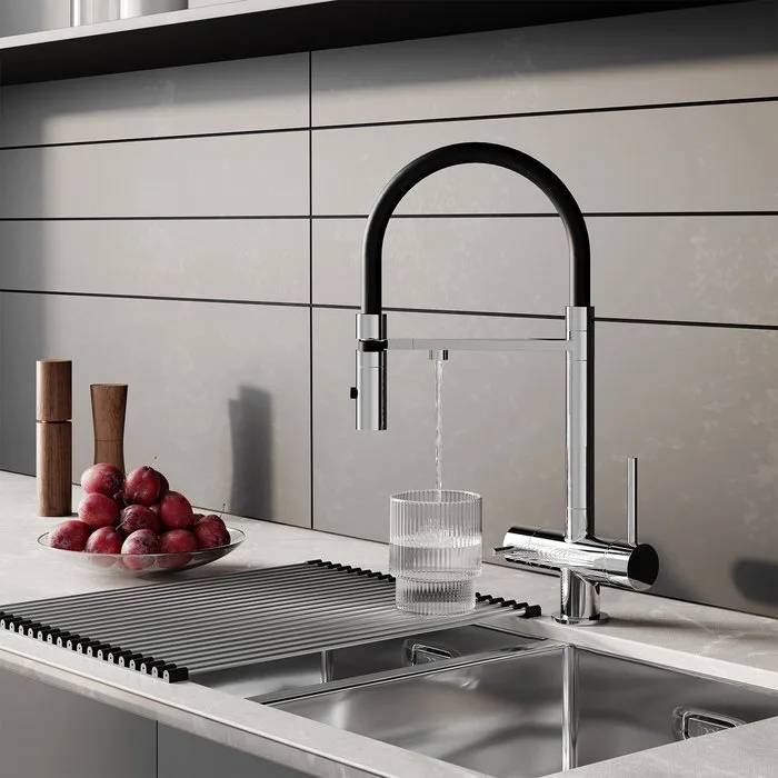 Смеситель для кухни IDDIS Ace ACESBFFi05 хром, с гибким изливом Sancos — официальный сайт