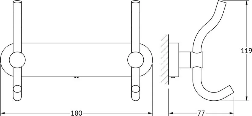 Крючок Artwelle Harmonie HAR 005 вешалка Sancos — официальный сайт