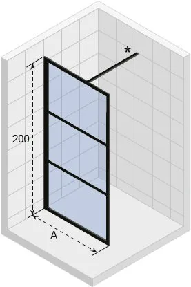 Душевая перегородка Riho Grid GB400 90 см Sancos — официальный сайт