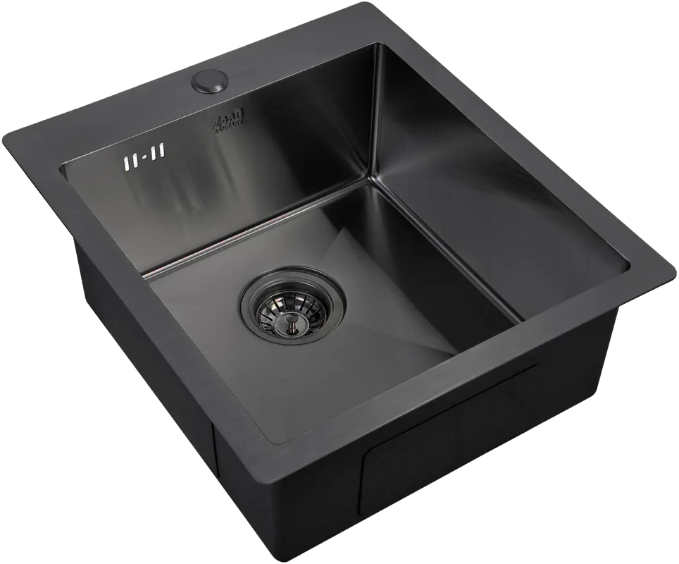 Мойка кухонная Zorg Inox PVD 4551 grafit Sancos — официальный сайт