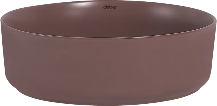 Накладная раковина Abber Bequem AC2108MC матовая коричневая Sancos — официальный сайт